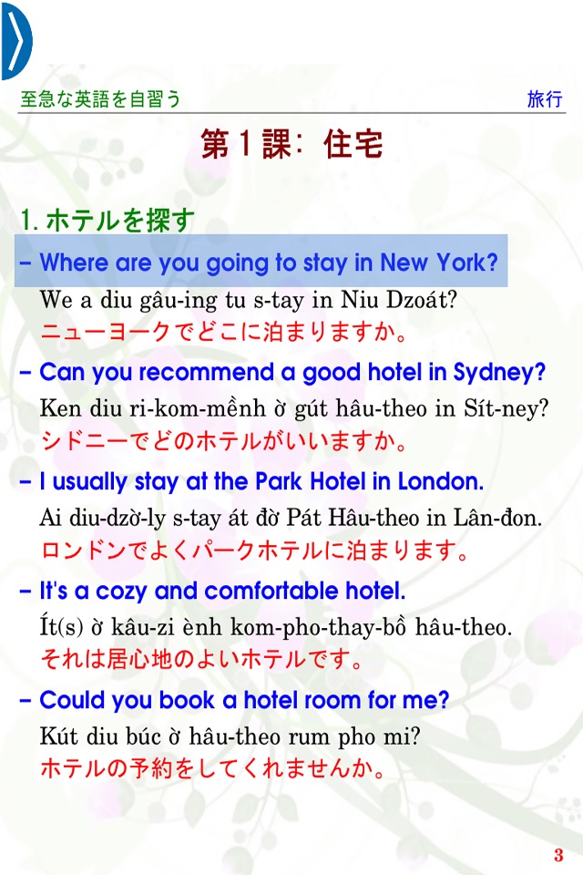 Instant English Travel Jan screenshot 3