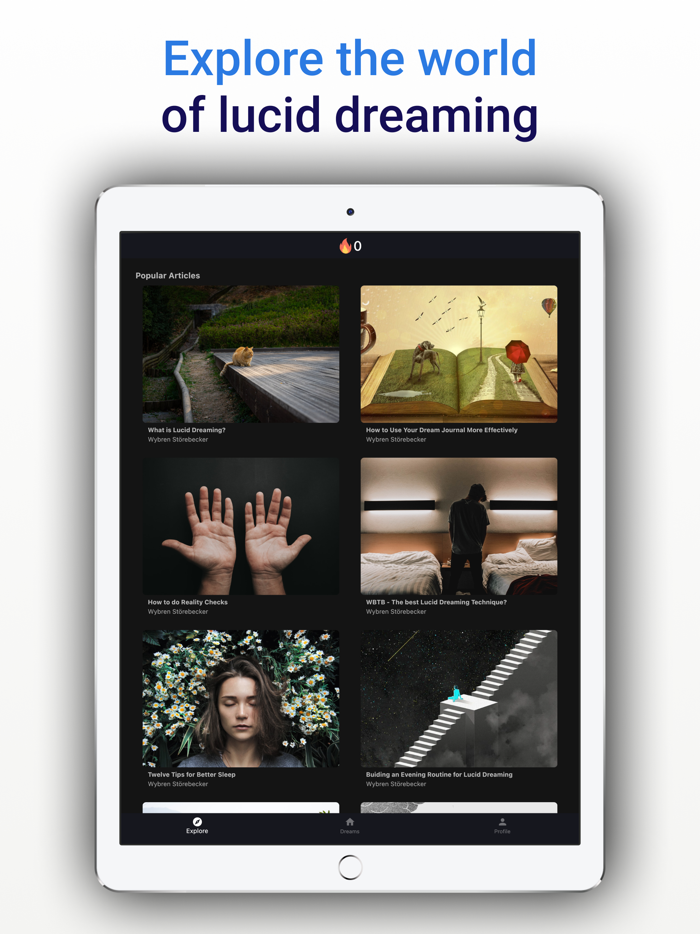WorldWithin Lucid Dreaming App