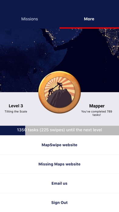 MapSwipe Screenshot