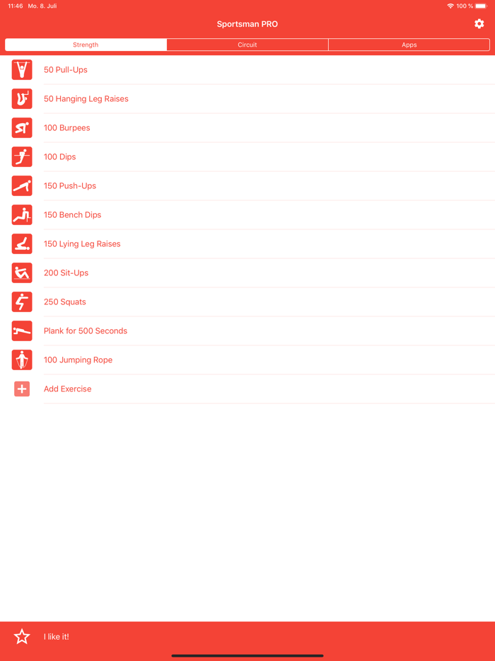 Sportsman. Bodyweight Workout.