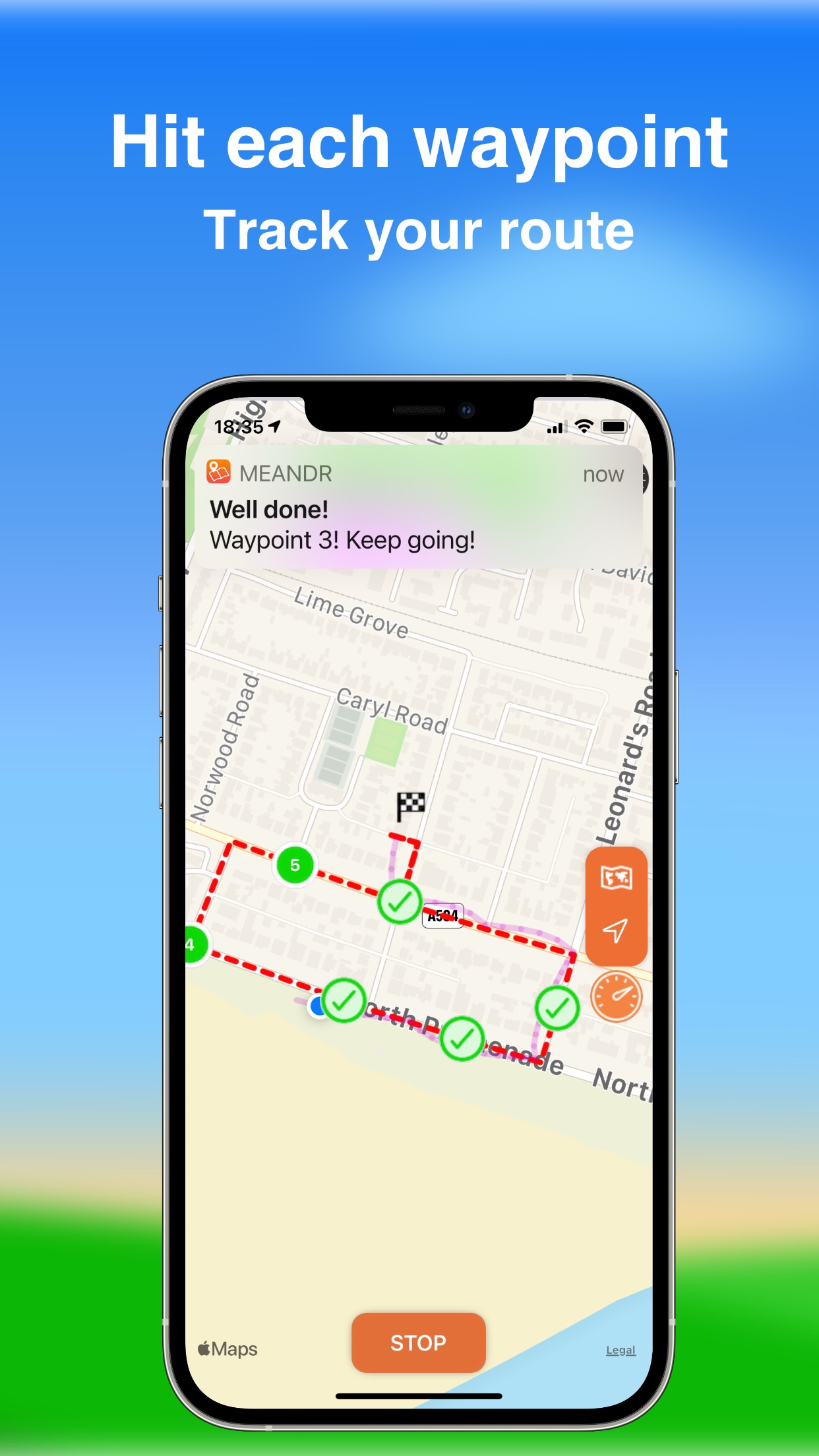 Screenshot do app MeandR - Walking Workouts