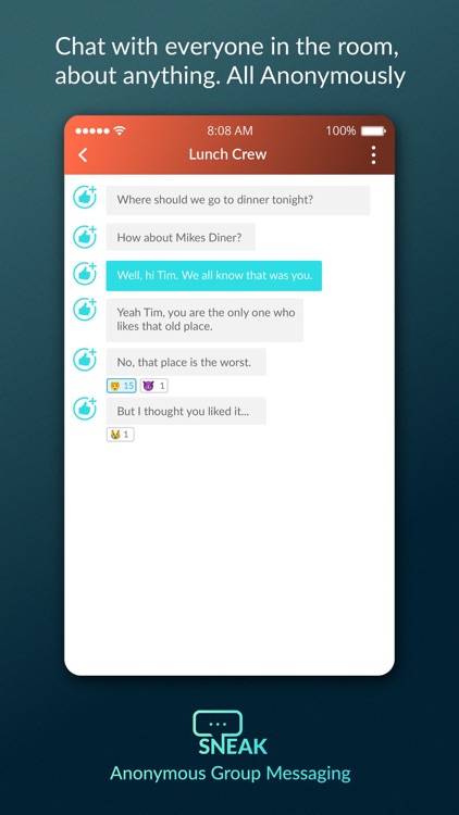 Sneak - Anonymous Chat