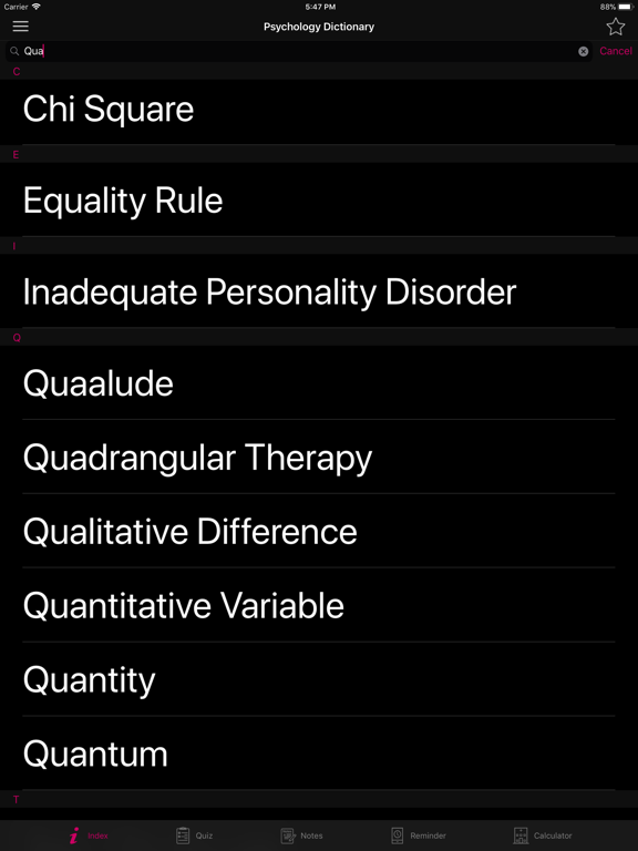 Screenshot #6 pour Psychology Dictionary Terms