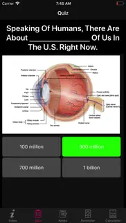 human eye anatomy fact,quiz 2k iphone screenshot 4