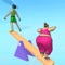 Tap to time your jump , and launch your buddy into the air , upgrade your jumper to increase the jump power