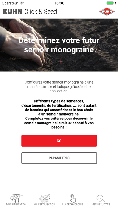 Screenshot #1 pour KUHN - Click&Seed