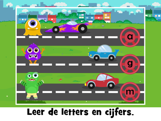 Letters & cijfers met monsters iPad app afbeelding 2