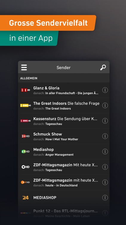 Zattoo - Deine WM App screenshot-3