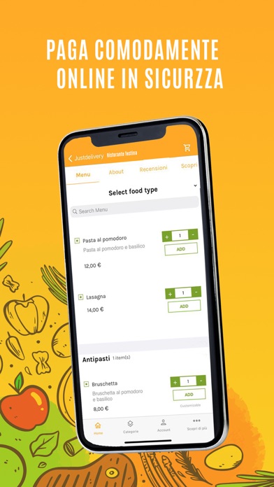 Justdelivery Screenshot