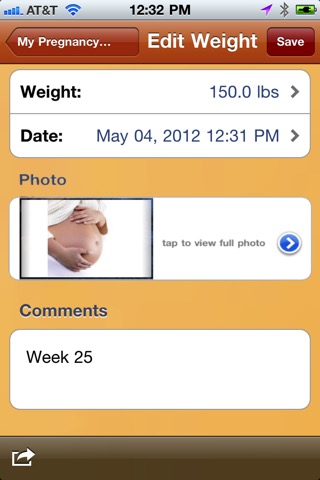 Pregnancy Weight Trackerのおすすめ画像2