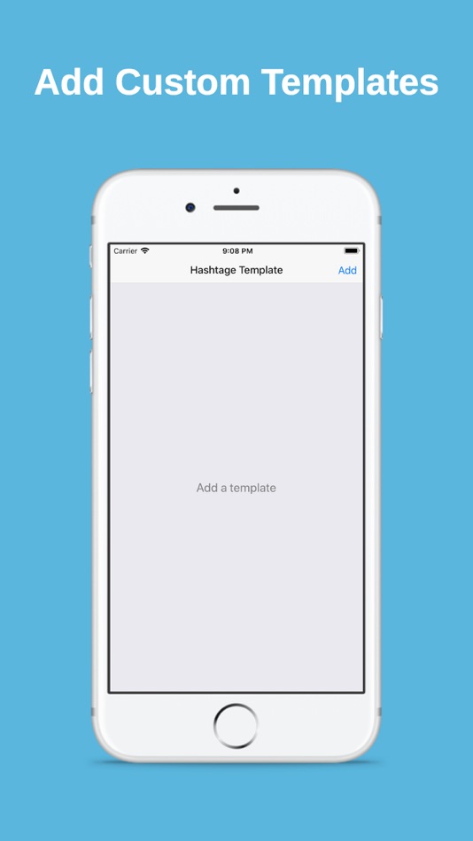 #1. Hashtag Template (iOS) Podle: Si Wan Kim