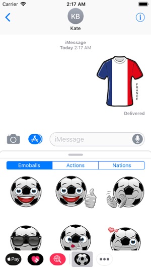 Emoball for football
