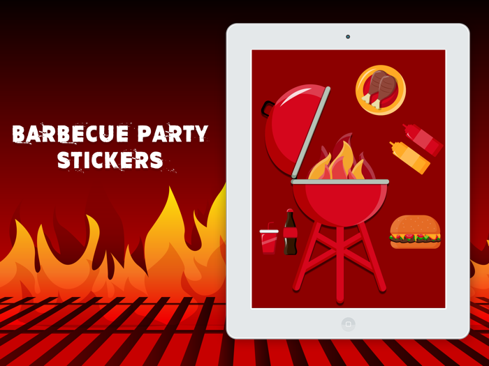 Barbecue Party Stickers