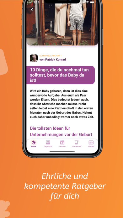 Babelli Schwangerschafts-App Screenshot