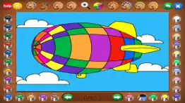 coloring book: airplanes iphone screenshot 1