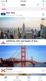 usa travel: i've been in us iphone screenshot 2