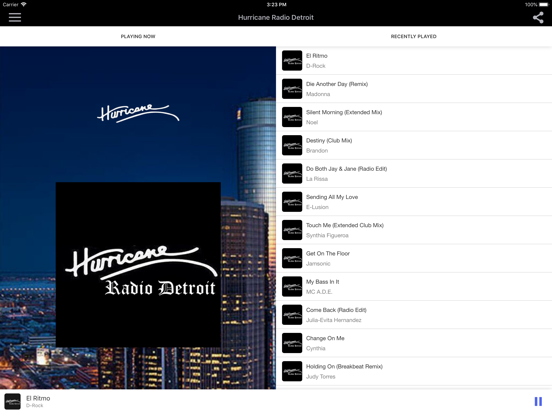 Screenshot #4 pour Hurricane Radio Detroit