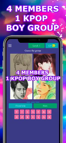 Game screenshot 4 Members 1 KPop Boy Group mod apk