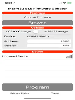 MSP432 BLE Firmware Updater iPad image 1