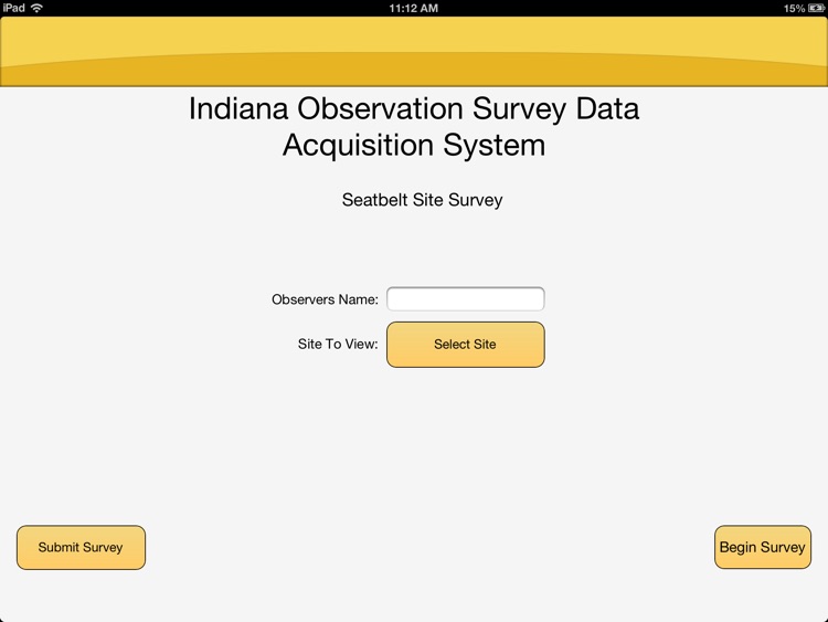 Indiana Seatbelt Survey