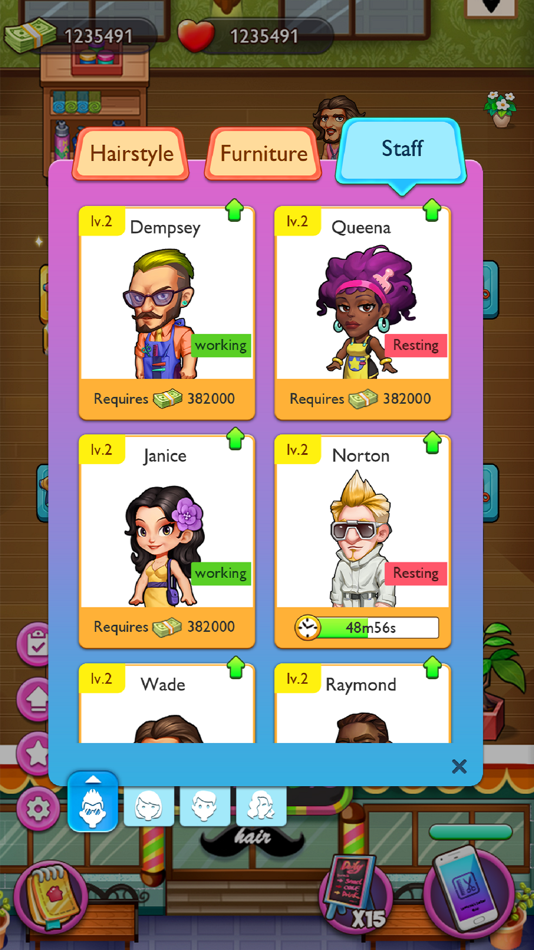 #3. My Salon-Time Management game (iOS) By: Chengdu Warrior Tech Limited