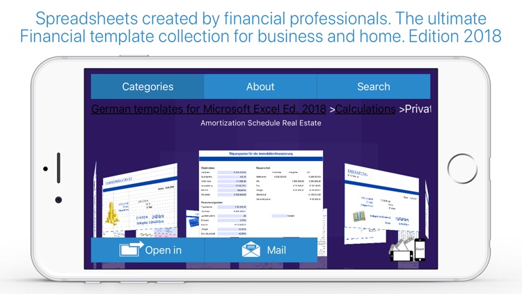German Templates for MS Excel
