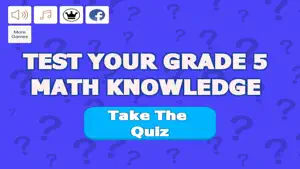 Grade 5 Math Trivia screenshot #1 for iPhone