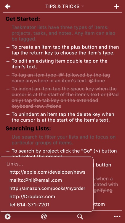 Taskmator - TaskPaper Client screenshot-6