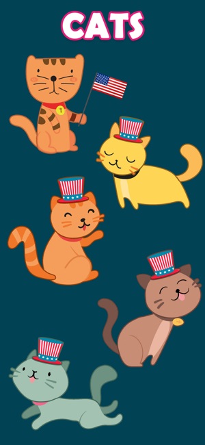 Animated July Fourth Stickers(圖2)-速報App
