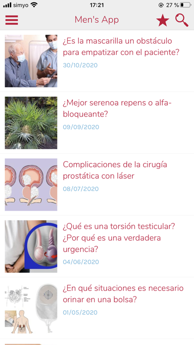 Men's App - Salud del Hombre Screenshot