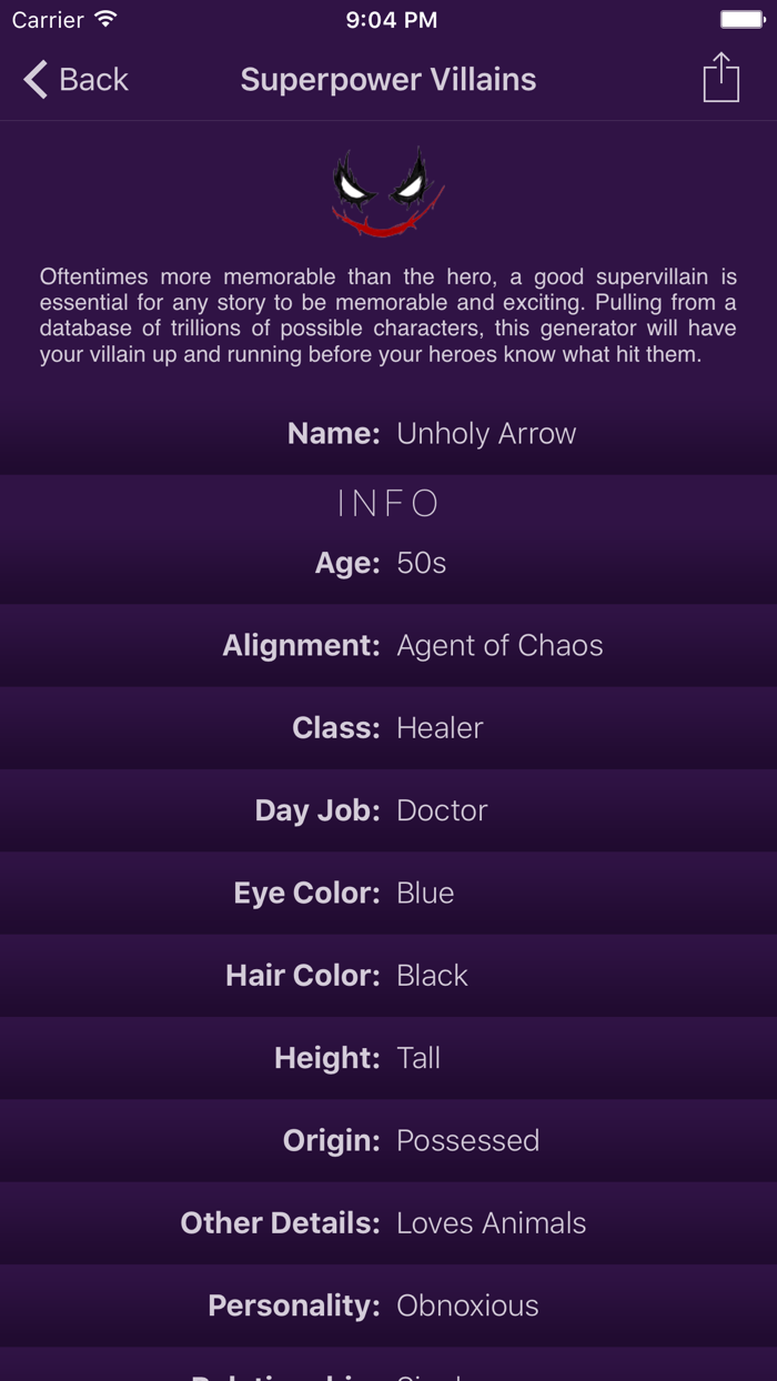 DungeonRoller - Random Stats