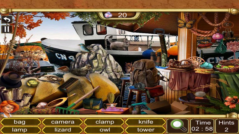 #1. Hidden Objects : Owl Mystery (iOS) Podle: rinku patel