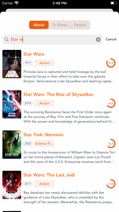 Moviez Screenshot