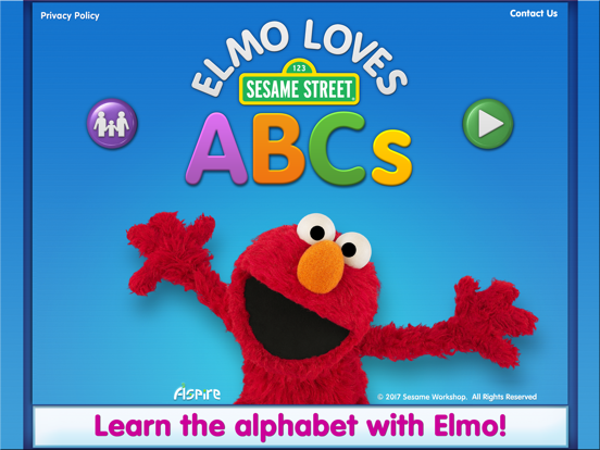 Elmo Loves ABCs iPad app afbeelding 1