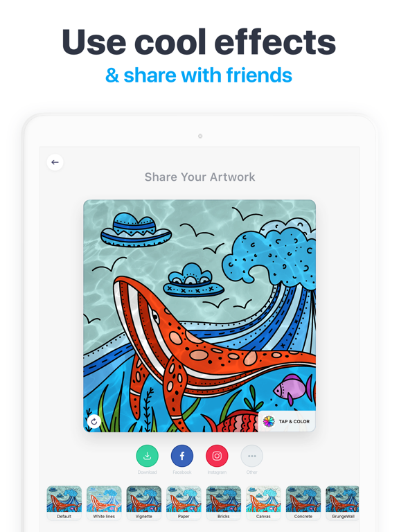 Screenshot #5 for Tap & Color - Coloring book