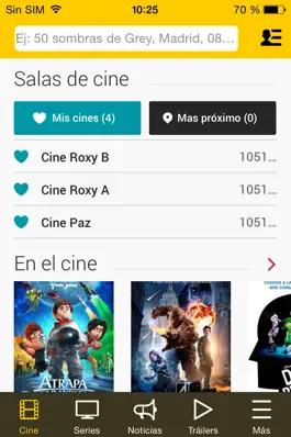 Game screenshot SensaCine - Cine y Series mod apk