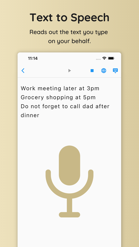 #1. Text-To-Speech Notepad (iOS) 来自: NAOYA ONO