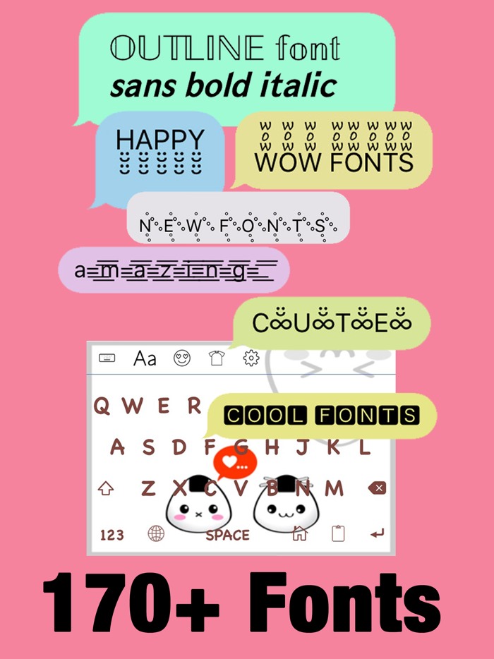 Color Fonts Keyboard Pro