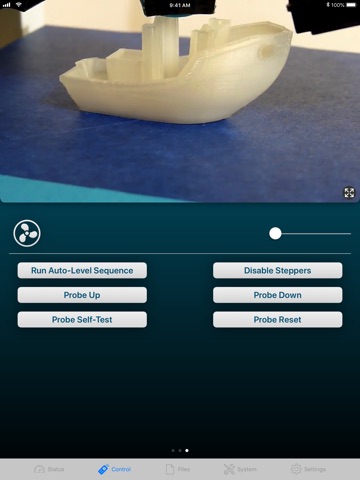 Polymer: OctoPrint 3D Printing iPad screenshot