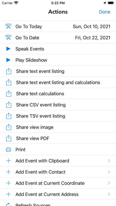 Perspectiva: Calendars, Charts Screenshot