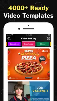 video flyer maker, ad creator iphone screenshot 2