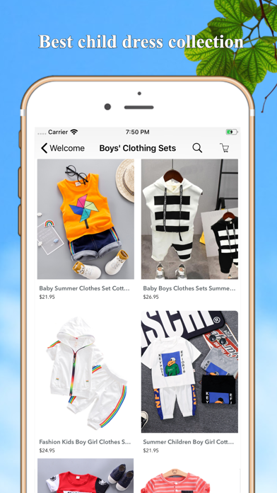 Fashion baby online shopping Screenshot