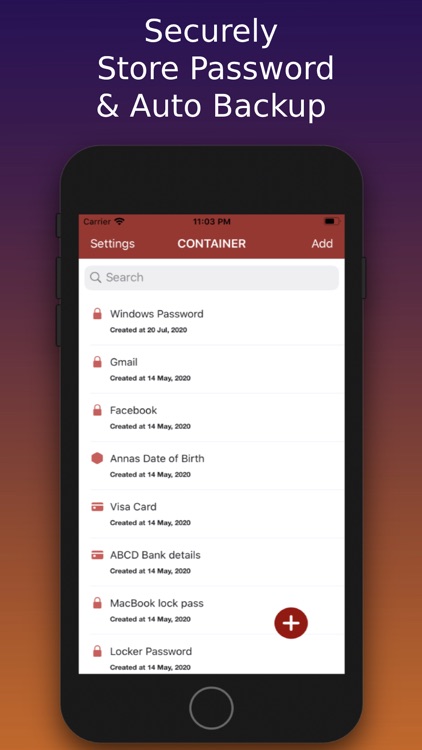 Encrypted Wallet - Data Vault screenshot-0