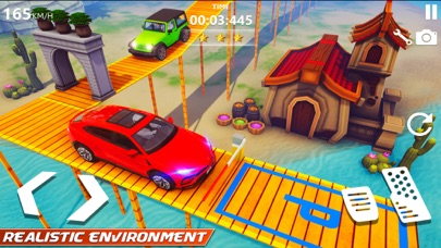 Prado Car Bridge Parking Game Screenshot
