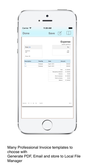 Screenshot #3 pour MileageTracker invoice expense