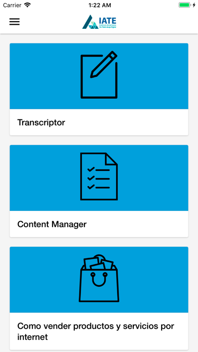 IATE app screenshot