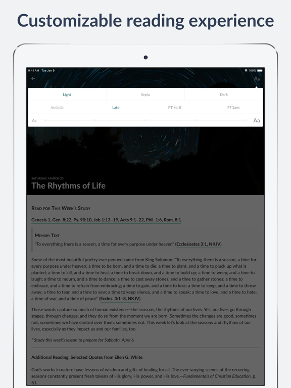 Escola Sabatina iPad screenshot 5