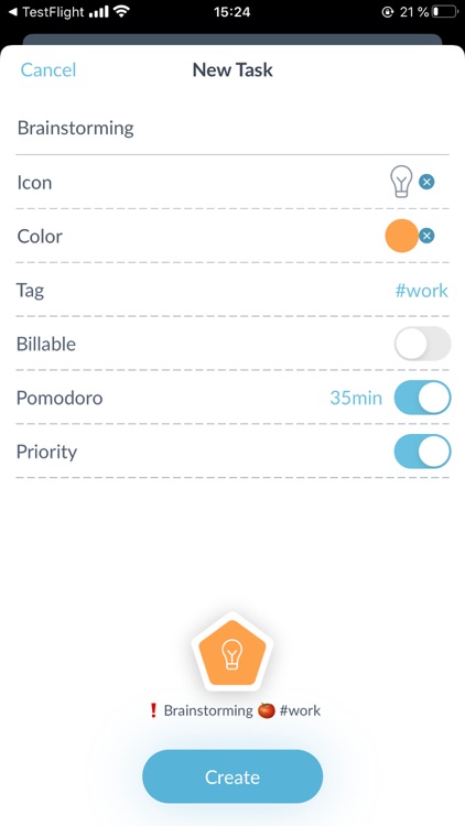TIMEFLIP2:  Time&Task tracker screenshot-4