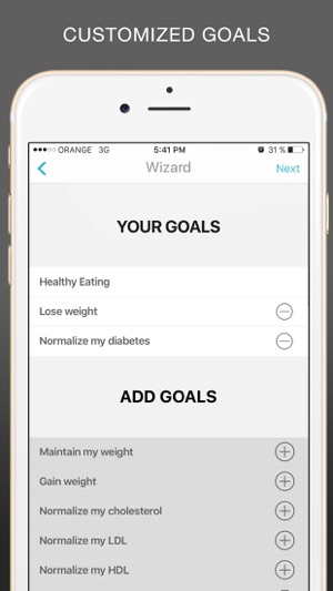 dietsensor balance your meals on the app store iphone screenshots