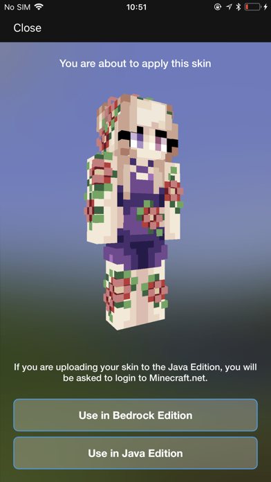 made a dream skin for bedrock edition:) : r/minecraftskins